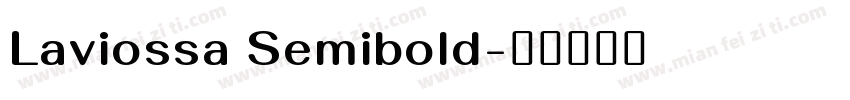 Laviossa Semibold字体转换